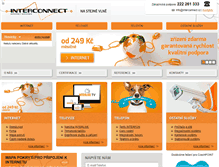 Tablet Screenshot of interconnect.cz