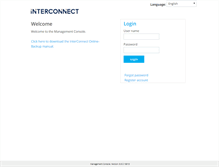 Tablet Screenshot of online-backup.interconnect.nl